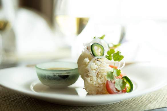 Crystal Cruises Crystal Symphony UMA UMA Lobster Tempura Tempura With Amazu Ponzu 3.jpg